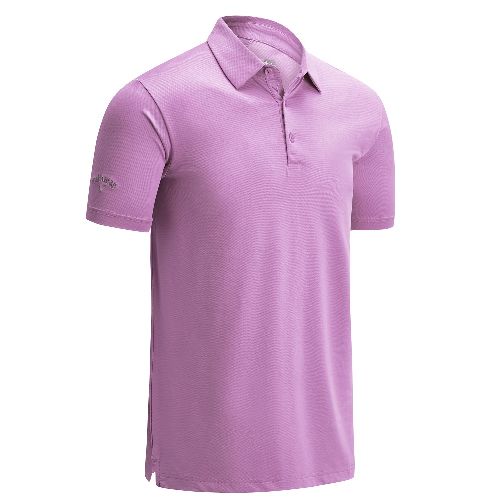 Callaway SwingTech Solid Polo. Beautifully embroidered with your logo.